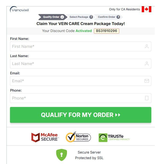 Venovixil Vein Care Cream CA