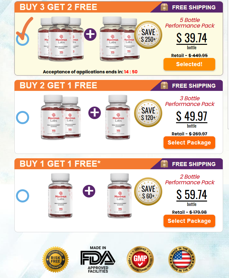 Maximus Labs ME Gummies Canada